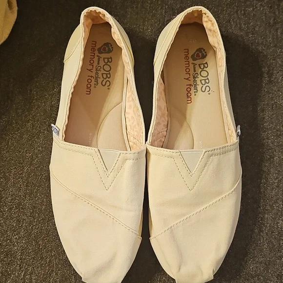 Skechers BOBS Memory Foam Slip On Shoes - Picture 5 of 7